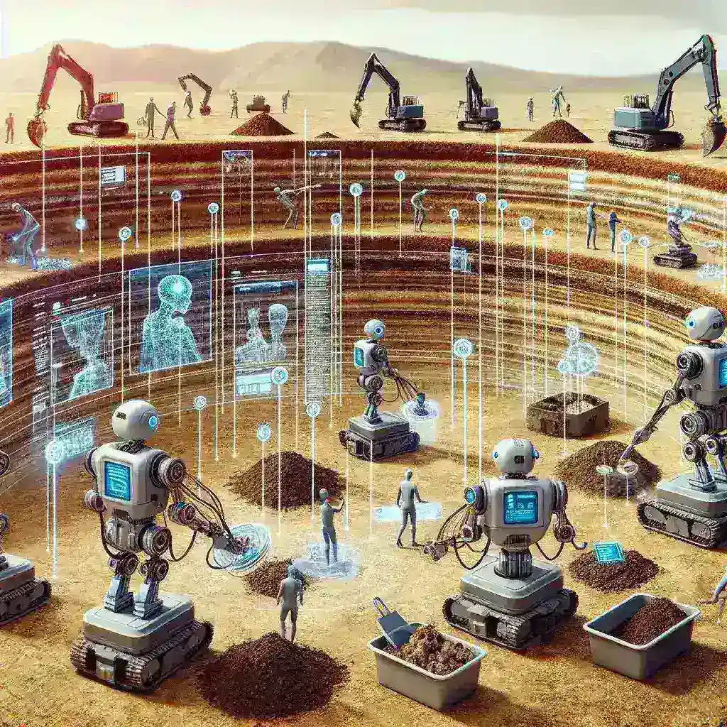 AI Powered Robotic Archaeologists Analyzing Soil Strata at Dig Sites Autonomously