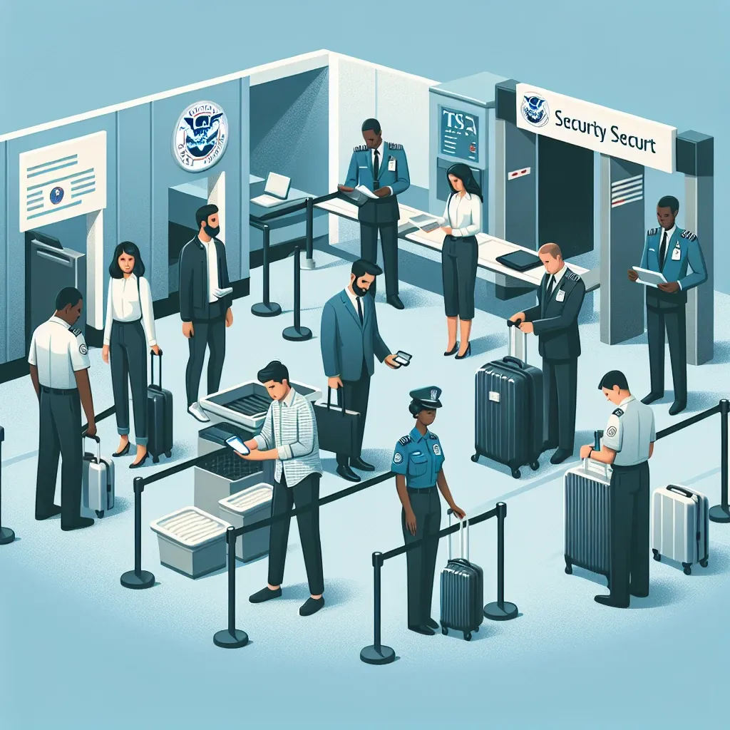 Airport TSA Lines Test Digital Receipts for Electronics Inspection Exemptions